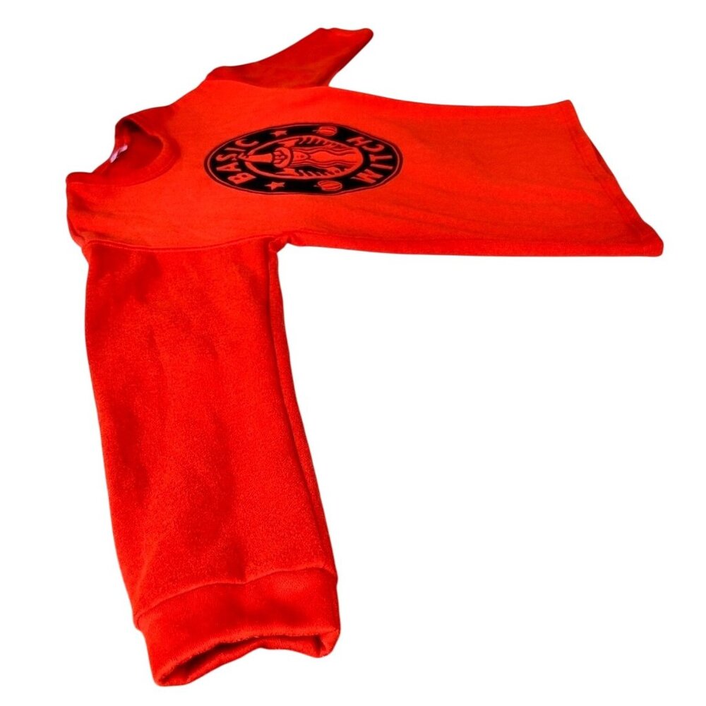 Sheshow Basic Witch Sweatshirt Medium Orange Hall… - image 5